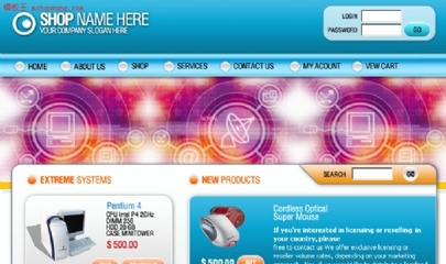 TechSphere 一站式欧美高端电子产品购物平台模板解析